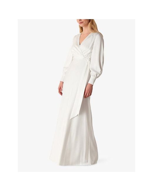 Whistles White Lilly Tie-Waist Woven Bridal Cover-Up