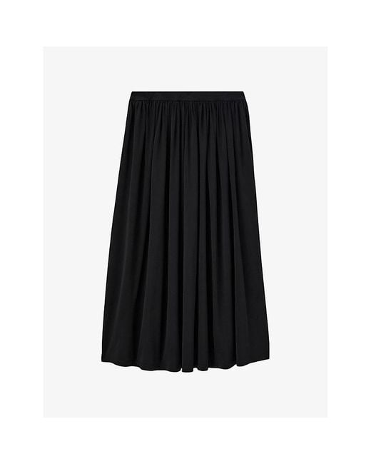 Joseph Black Vidal Crepe Jersey Maxi Skirt