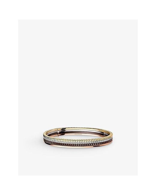 Boucheron White Quatre Classique Small Pvd-Coated 18Ct, And And 0.78Ct Brilliant-Cut Diamond Bangle for men