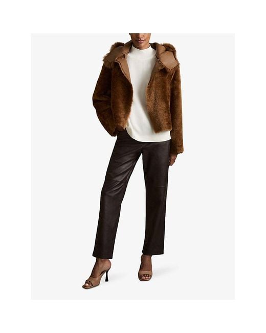 Reiss shearling jacket new arrivals