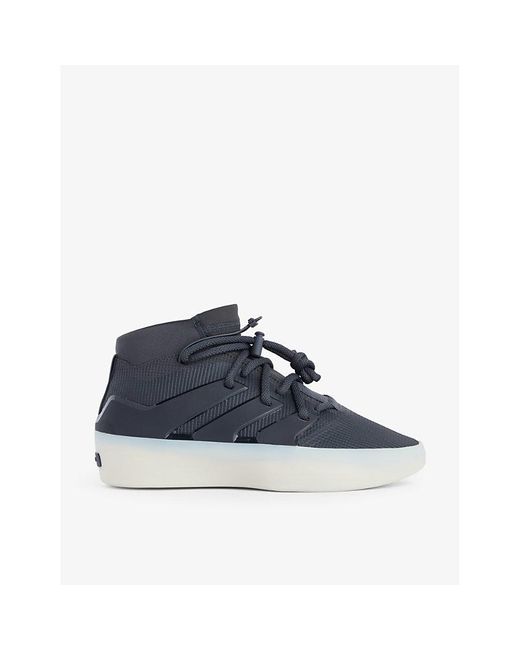 Fear Of God Blue X Adidas Basketball Knitted Trainers for men