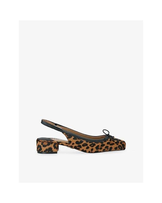 Steve Madden Multicolor Loved Leather Slingback Courts