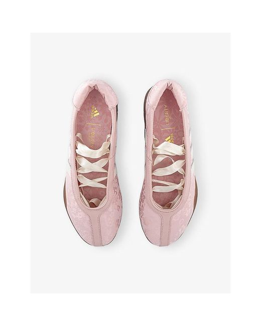 Adidas Pink Taekwondo Mei Woven Ballet Flats