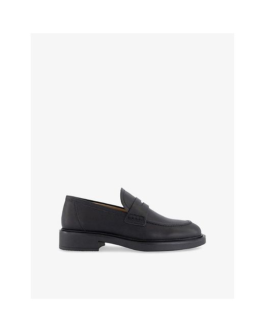 Tony Bianco Black Cherish Leather Loafers