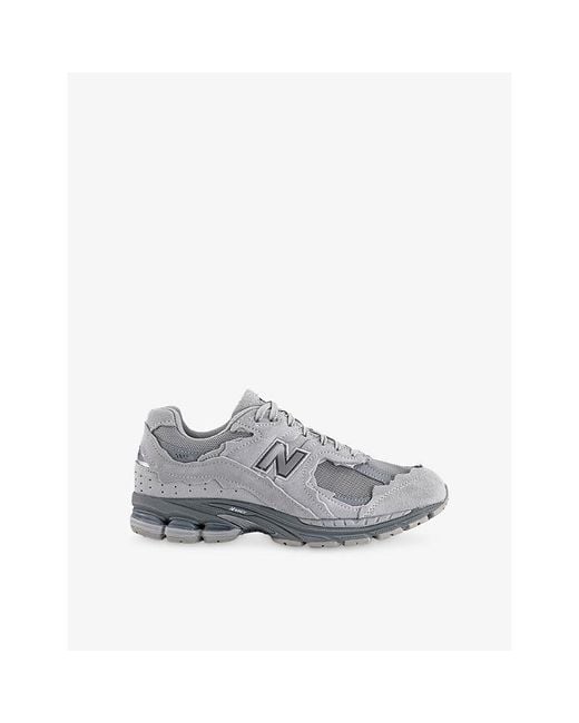 New Balance Gray 2002 Suede Trainers for men