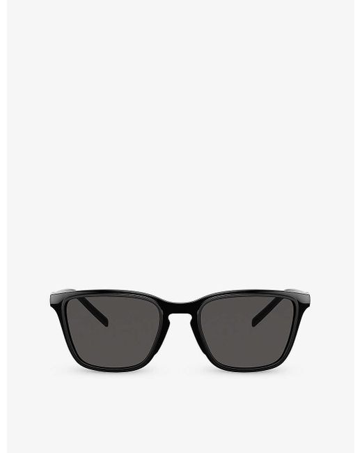 Dolce & Gabbana Gray Dg6145 Square-frame Nylon Sunglasses