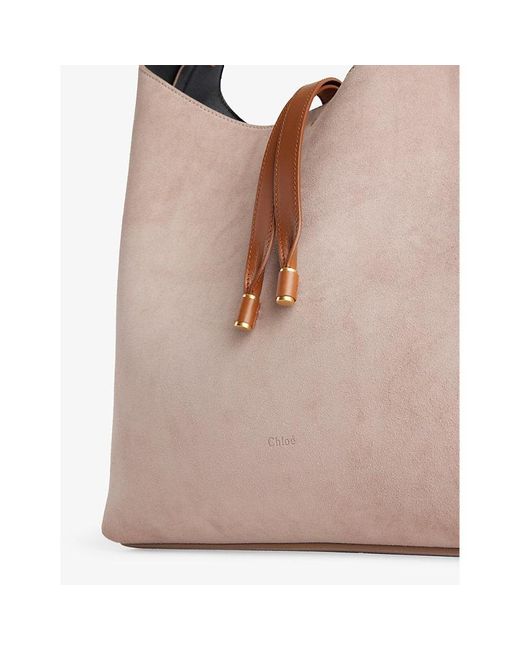 Chloé Brown Marcie Leather Shoulder Bag