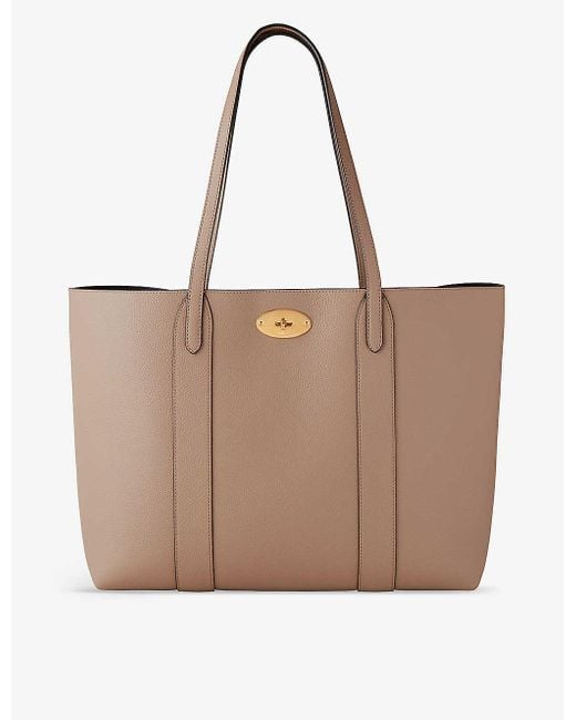 Mulberry Natural Bayswater Leather Tote Bag