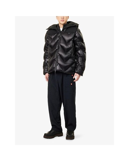 Black Crows Black Big Plumis Hooded Shell-Down Jacket for men