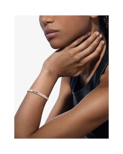 Messika Natural Move Noa Pavé 18Ct And 2.3Ct Diamond Bangle Bracelet