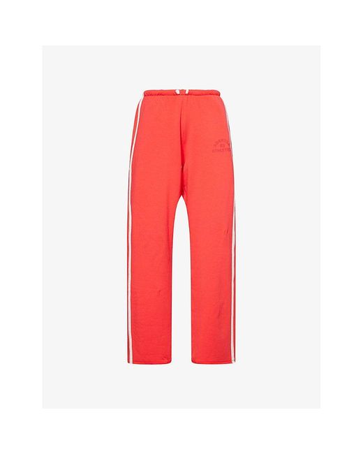 ADANOLA Red Campus Straight Modal-Blend Jogging Bottoms