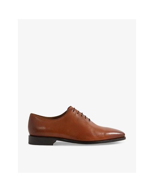 Reiss Brown Mead Lace-up Formal Leather Shoes for men
