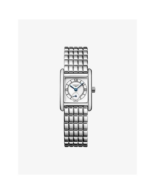 Longines White L5.200.4.75.6 Mini Dolcevita Stainless-Steel Quartz Watch