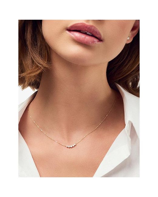 Sif Jakobs Metallic Tiara 14Ct- And 0.37Ct Lab-Grown Diamond Necklace