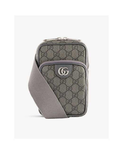 Gucci Gray Ophidia gg Canvas Cross-body Bag for men
