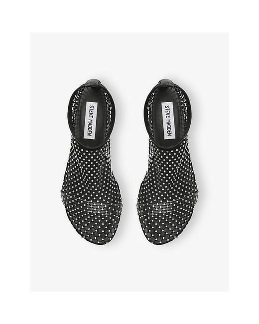 Steve Madden Black Mino Mesh Flats