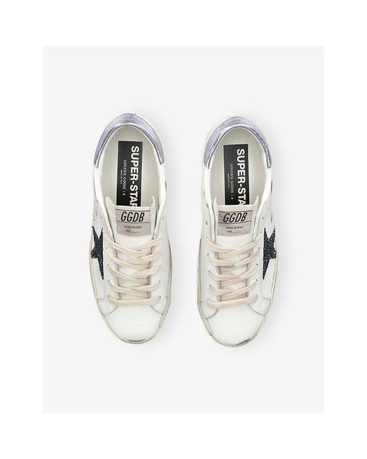 Golden Goose Deluxe Brand White Super-Star Leather Low-Top Trainers