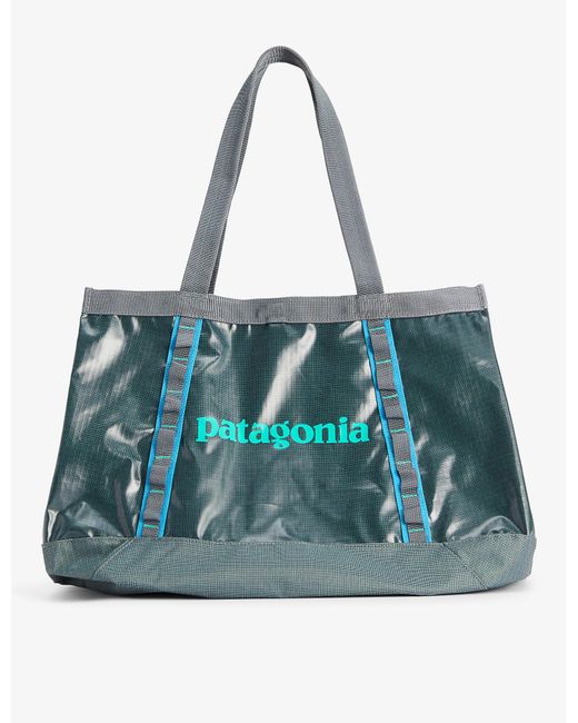 Patagonia Blue Black Hole Recycled-polyester Tote Bag for men