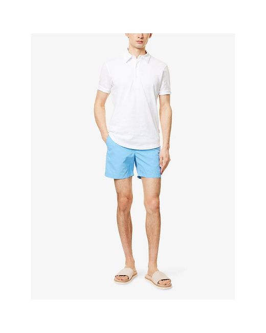 Orlebar Brown Blue Bulldog Regular-Fit Swim Shorts for men