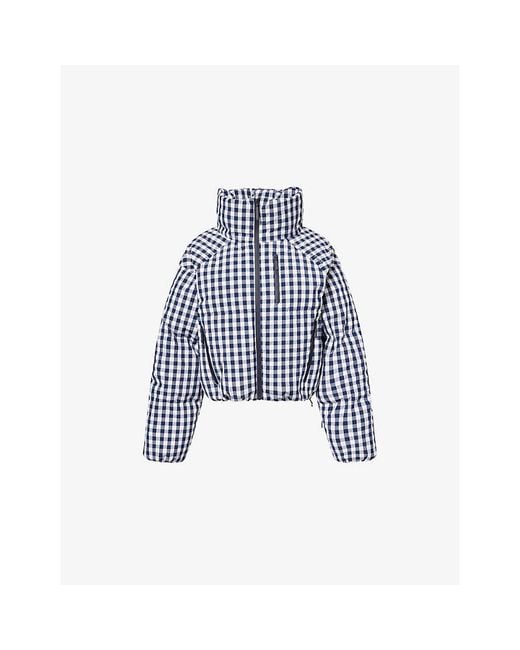 CORDOVA Blue Cortina Vichy Shell Puffer Jacket
