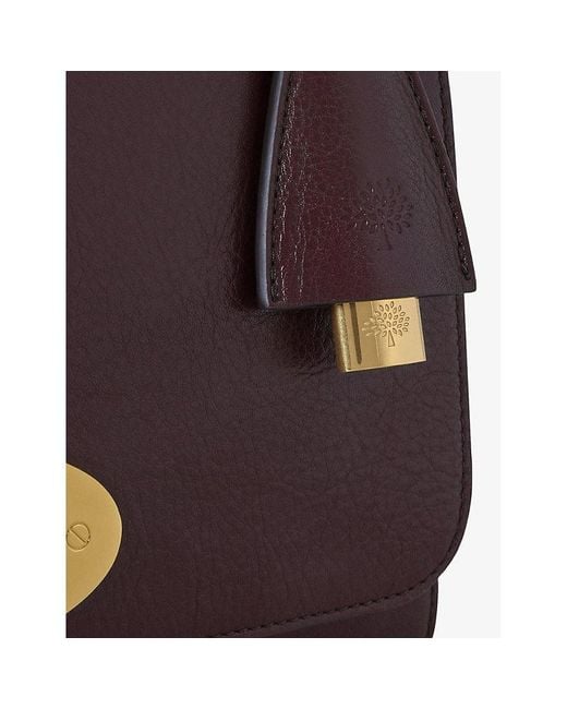 Mulberry Purple Lily Medium Leather Shoulder Bag