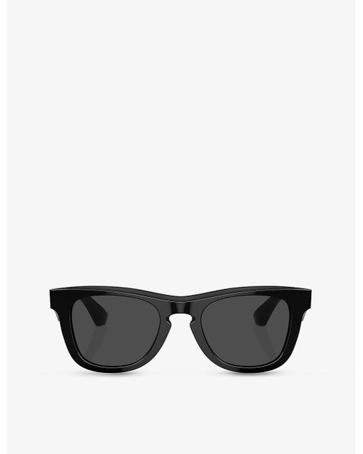Burberry Black Be4426 Square-frame Acetate Sunglasses