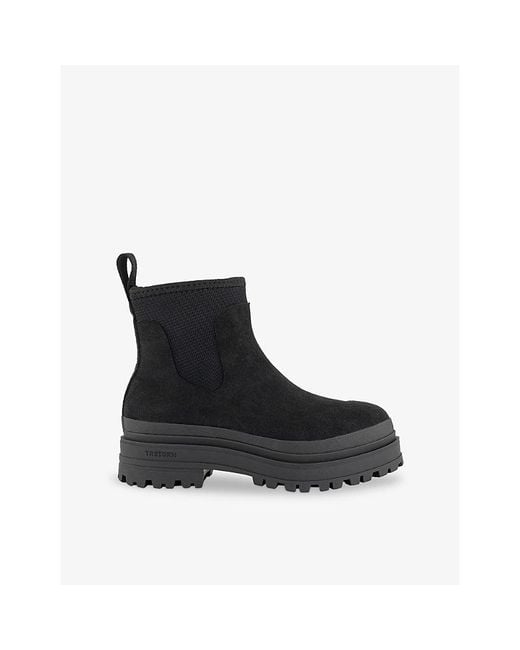 Tretorn Black Cela Hybrid Chelsea Waterproof Boots