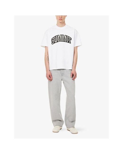 Summit White Core Applique Short-Sleeve T-Shirt for men