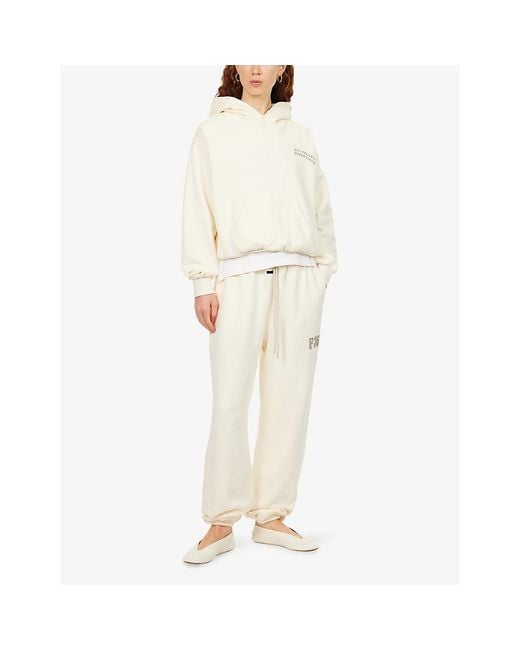 Fear Of God White 90S Classic-Fit Cotton-Fleece Hoody