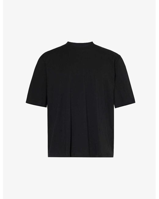 Entire studios Black Dart Boxy-fit Organic Cotton-jersey T-shirt for men