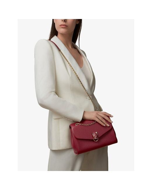 Cartier Red Panthère De Chain Small Leather Cross-Body