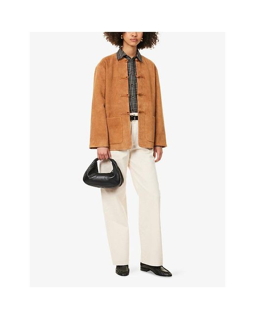 RÓHE Frames Brown Pankou Suede Jacket