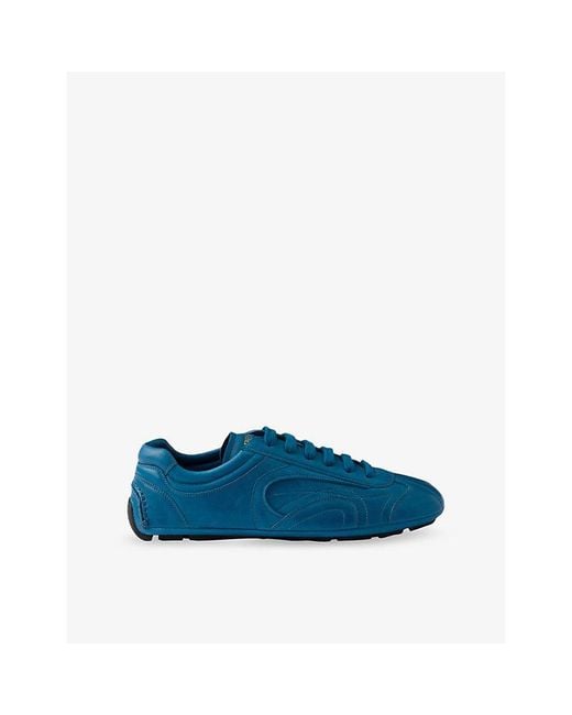 Prada Blue Leather Montecarlo Re-Edition 2005 Sneakers for men