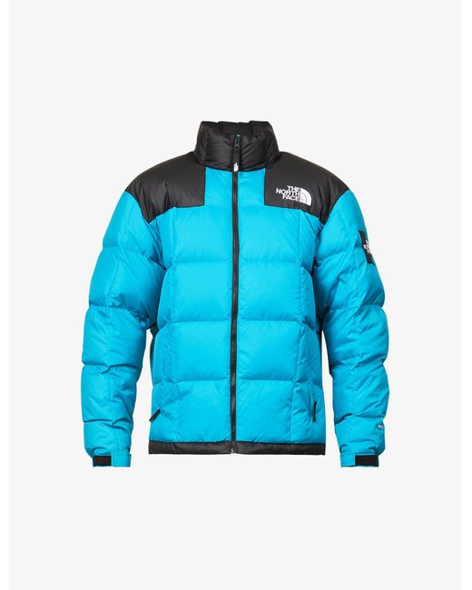 The North Face Lhotse Brand-embroidered Funnel-neck Shell-down Jacket ...