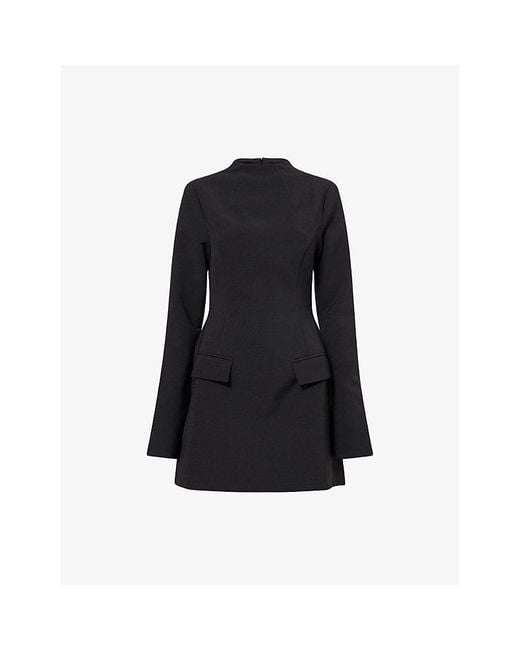 Odd Muse The Ultimate Muse Long-Sleeves Stretch-Woven Mini Dress in Black |  Lyst UK