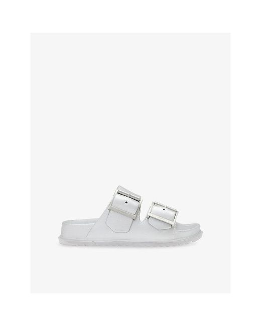 AllSaints White Sian Moulded Eva Sandals