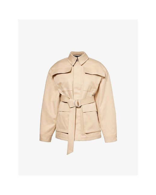 Wardrobe NYC Natural Drill Relaxed-fit Cotton Jacket