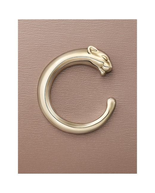 Cartier Brown Panthère De Leather Card Holder