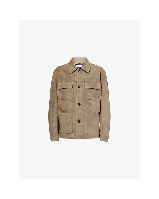 FRAME Natural Chore Suede Jacket for men