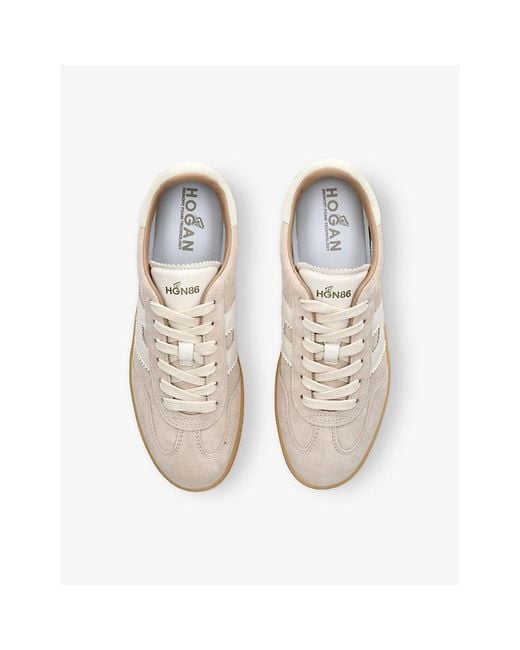 Hogan Natural Cool Suede Low-Top Trainers