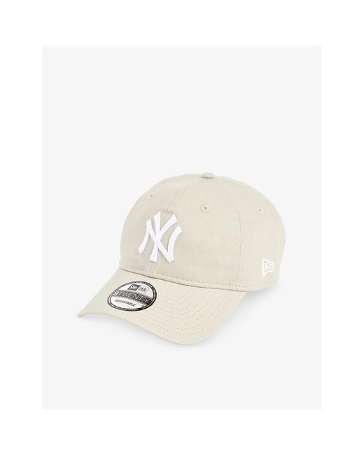 KTZ White 9twenty New York Yankees Cotton Cap for men