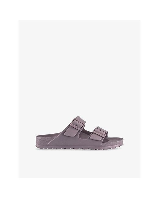 Birkenstock Purple Arizona Two-Strap Rubber Sandals