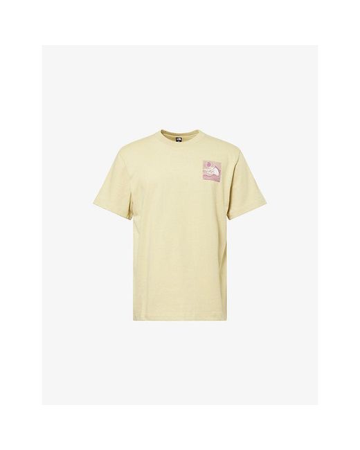 The North Face Natural Mountain Relax Logo-Print Cotton T-Shirt for men