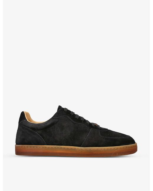 Brunello Cucinelli Basketball Suede Low-top Trainers in Black for Men ...