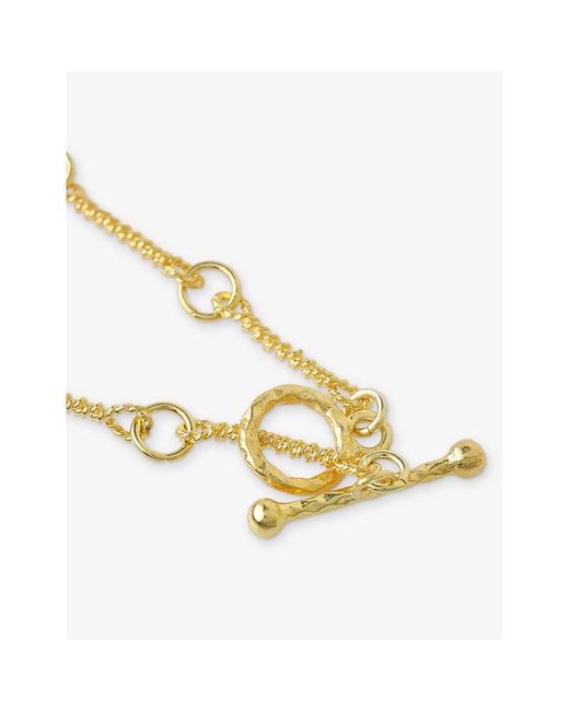 La Maison Du Couturier Metallic Ece London The Roman Chain 22Ct Vermeil Bracelet
