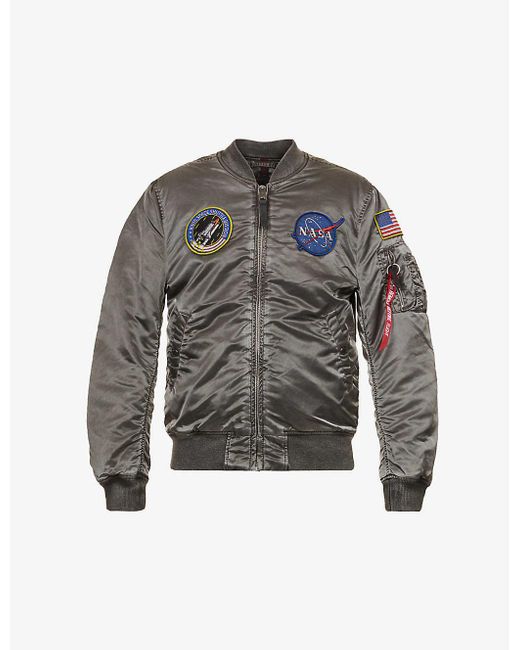 alpha industries patch jacket