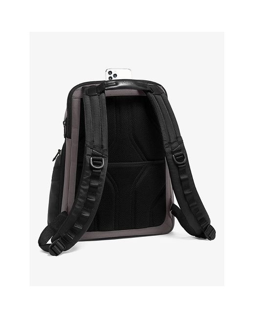 Tumi Black Navigation Shell Backpack