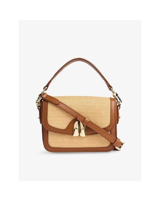 L.K.Bennett Brown Frankie Core Leather Cross-Body Bag