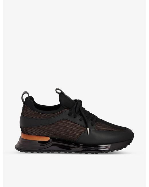 Mallet Archway 2.0 Gas Mesh And Leather Trainers in Black for Men
