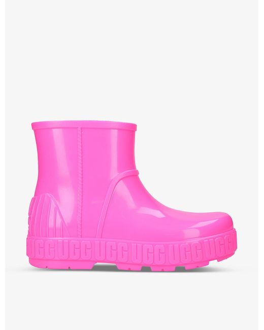 UGG Drizlita Shearling-lined Waterproof Boots in Pink | Lyst